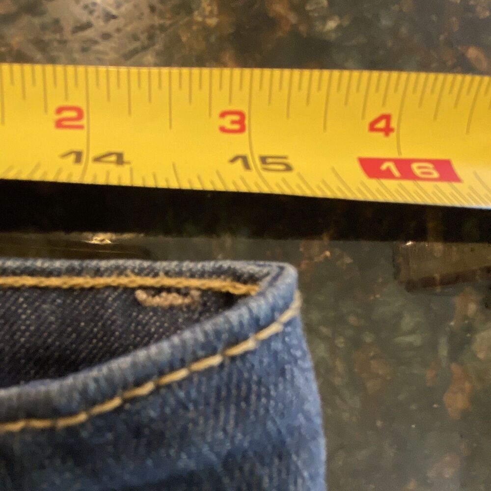 Vtg Levi's 518 Bootcut 31x29 SuperLow Classic USA Low Cut Western Women NEW - Picture 7 of 8